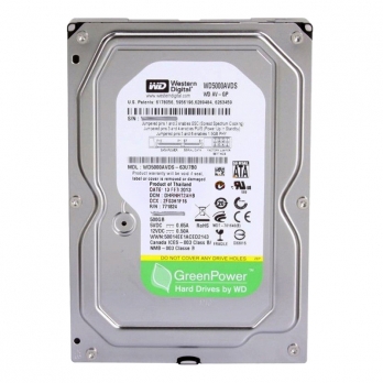 西部數據(WD)AV-GP系列 500G SATA3Gb/s 32M 監控級硬盤(pán)(WD5000AVDS)